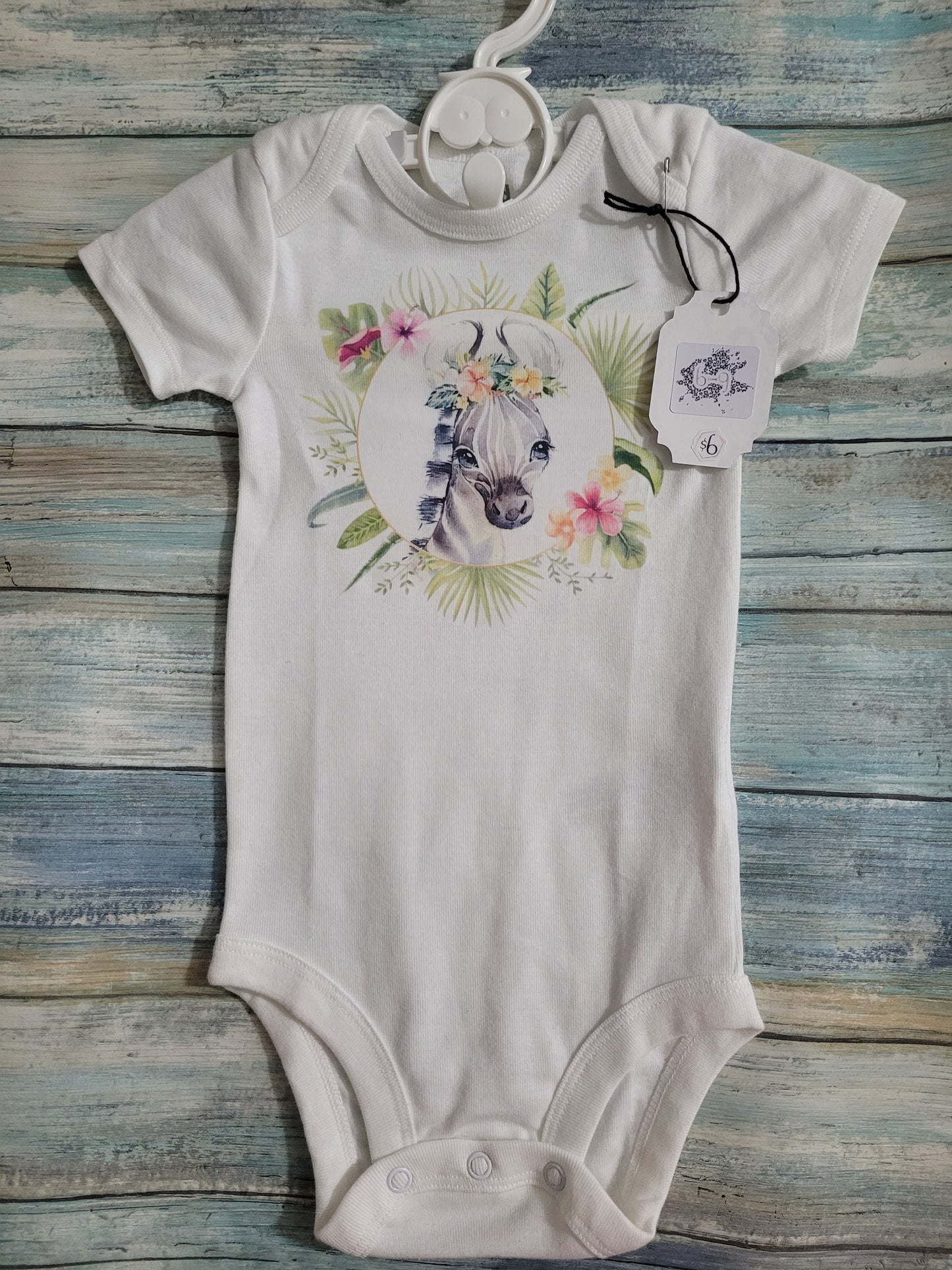 Hawaiian Flower Animal Onzies