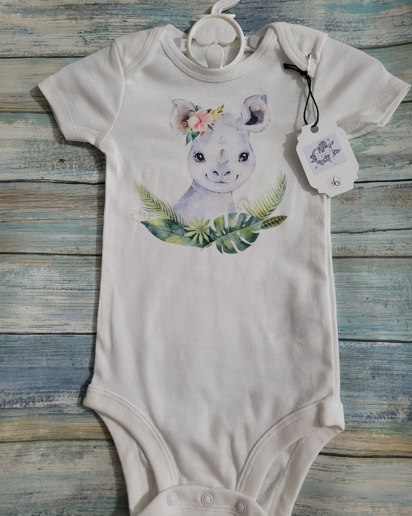 Hawaiian Flower Animal Onzies
