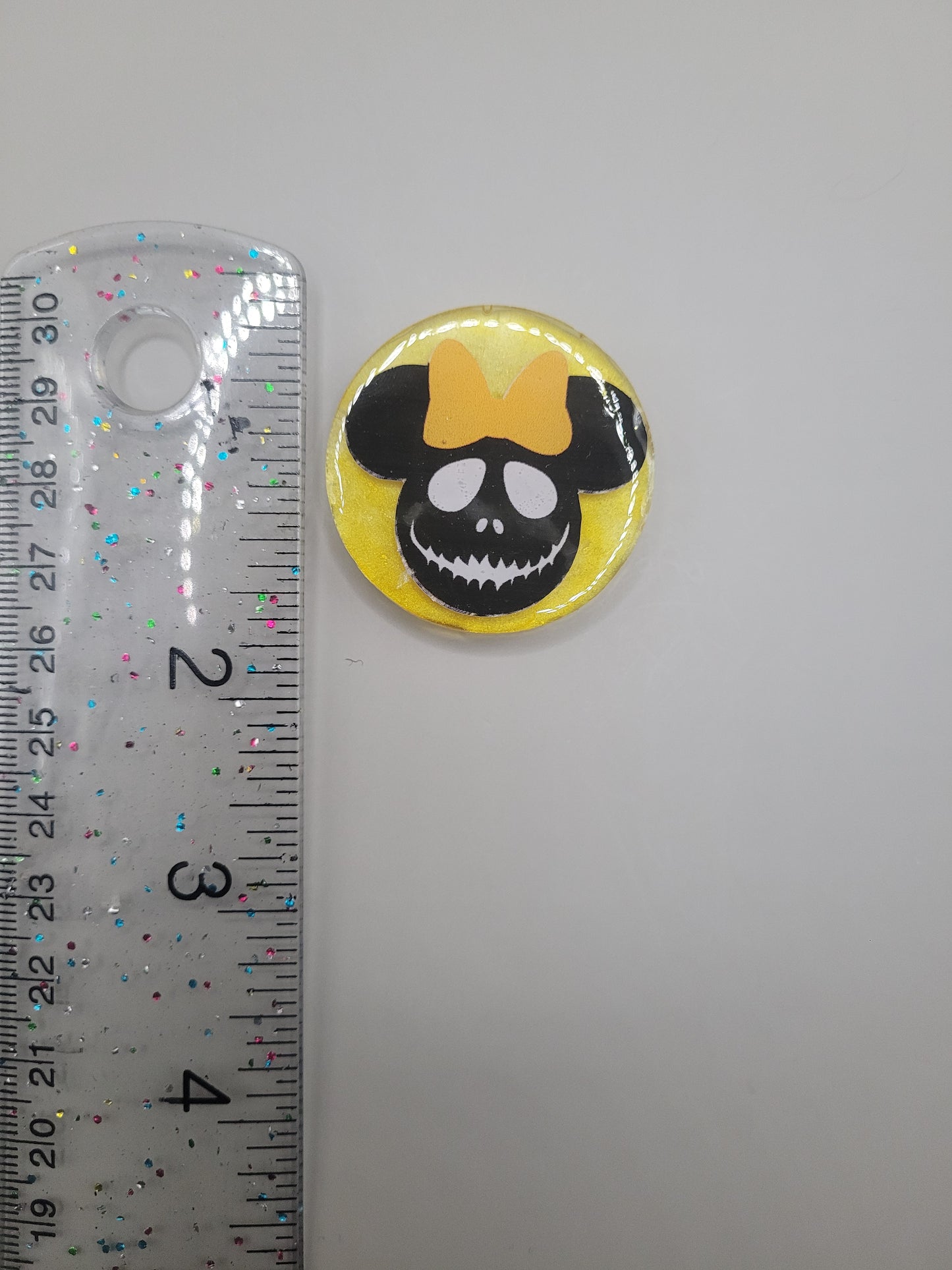 Halloween Mouse Badge Face