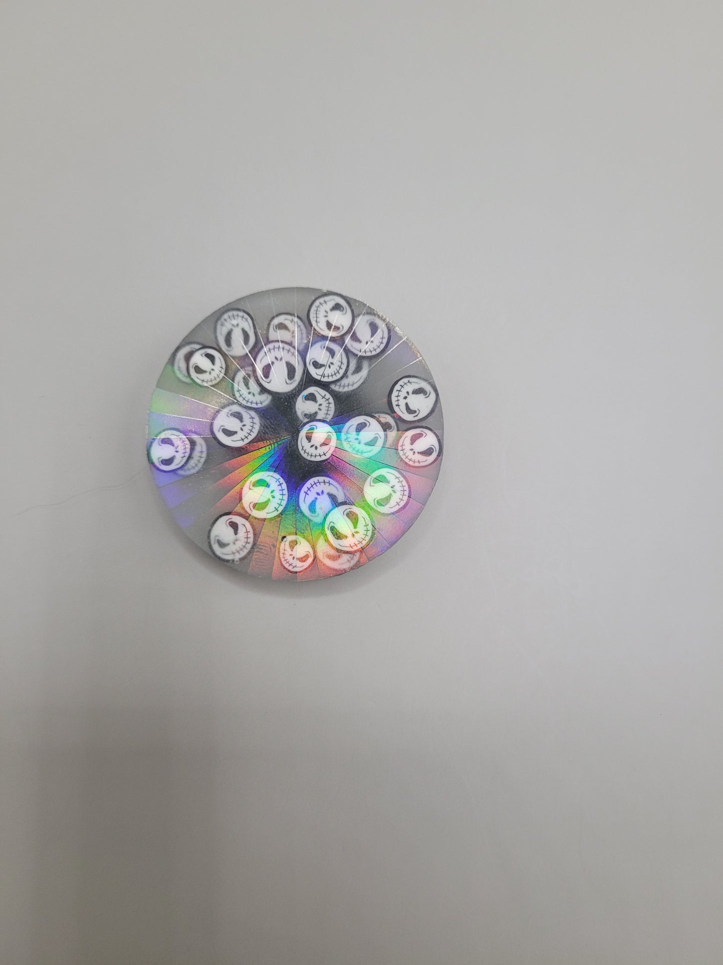GLOW Halloween Badge Face