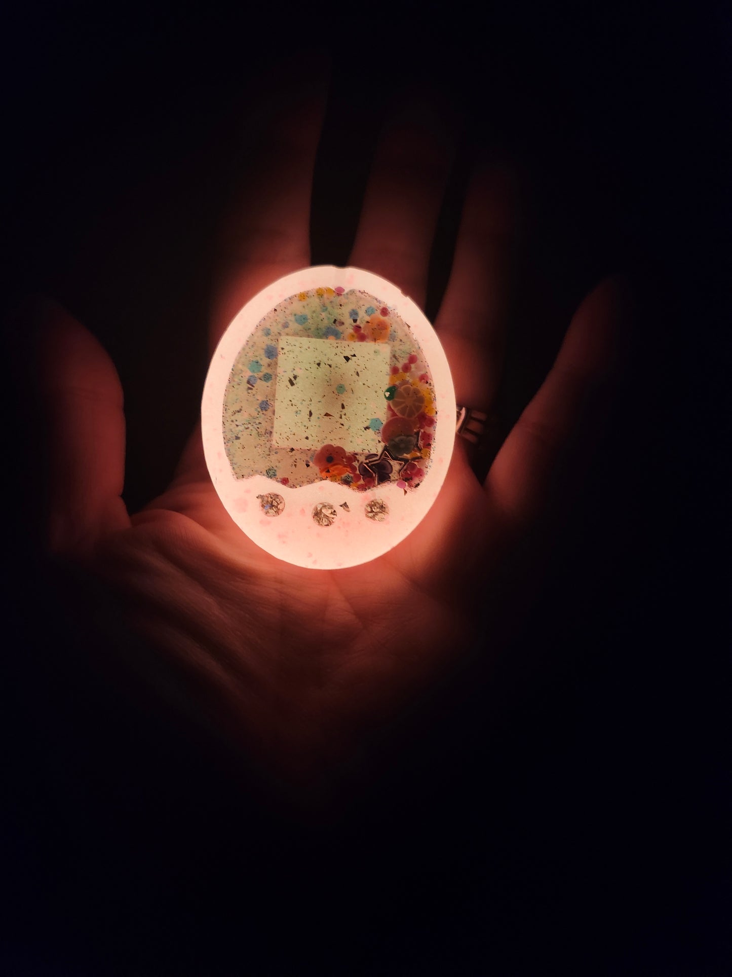 Mini Quiet Rattles- GLOW