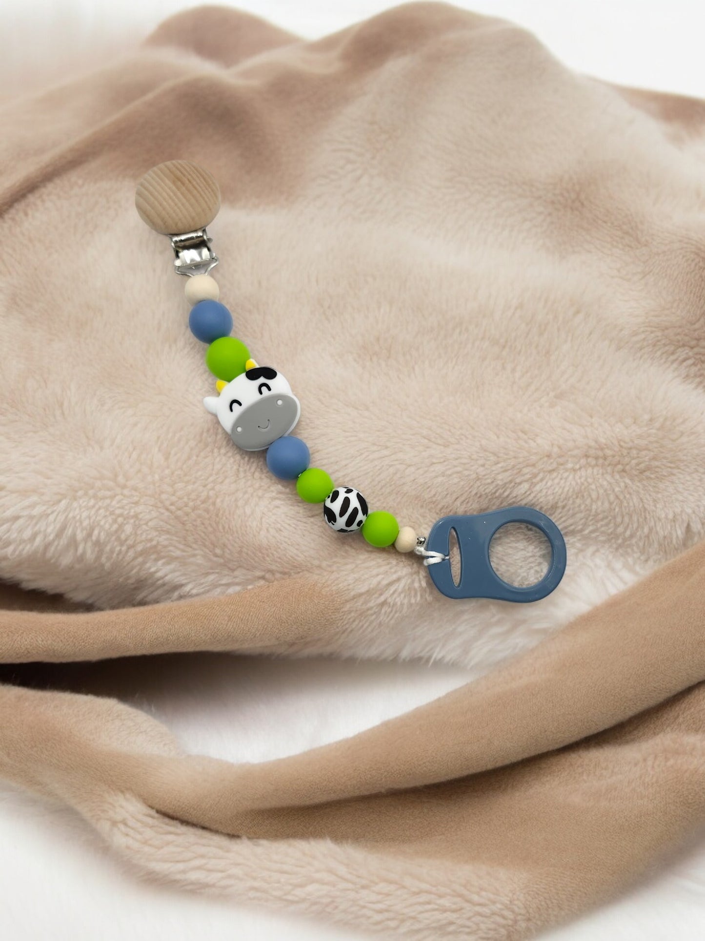 Focal Bead Pacifier Clip