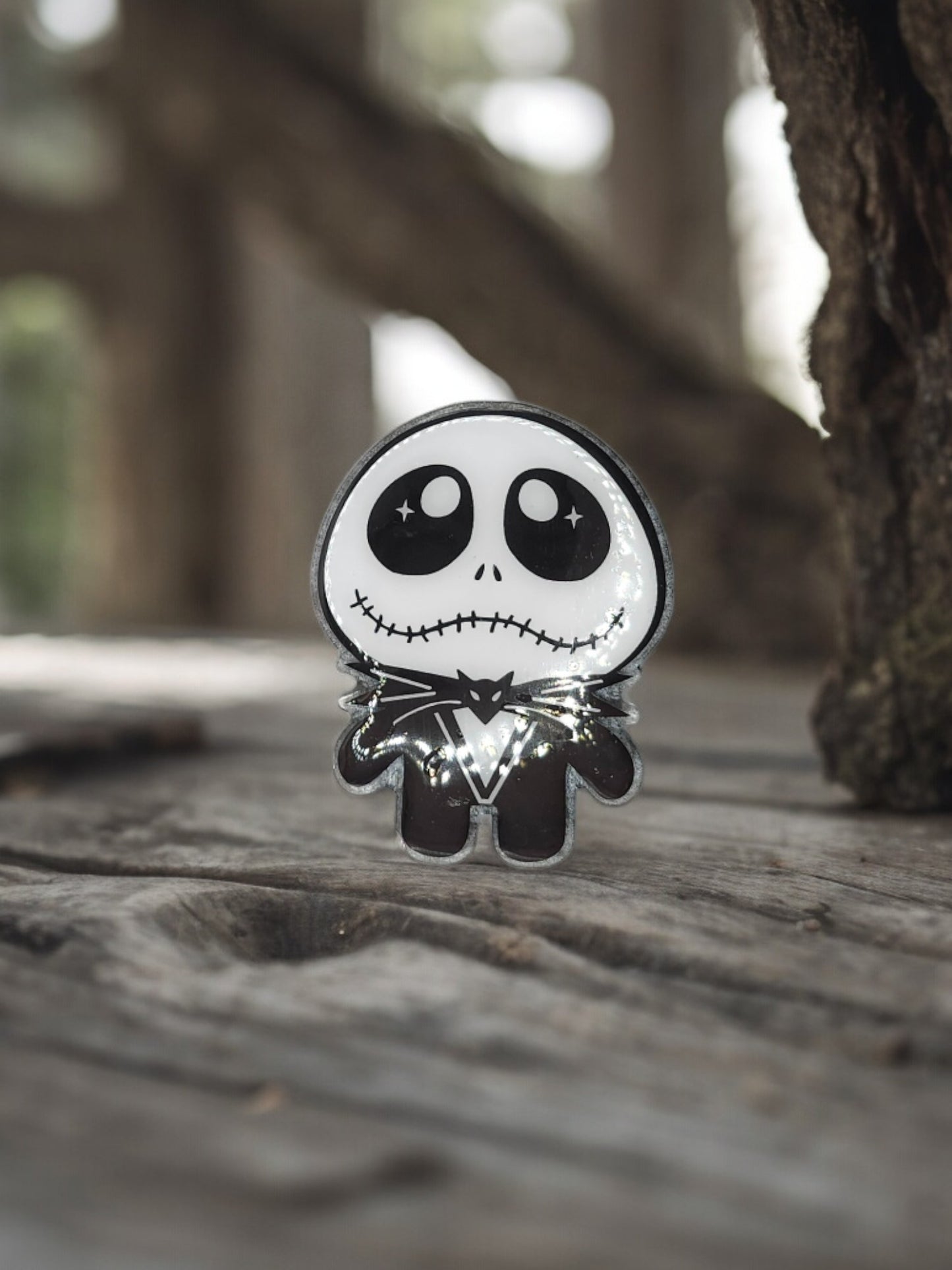 Halloween Monster Badge Face