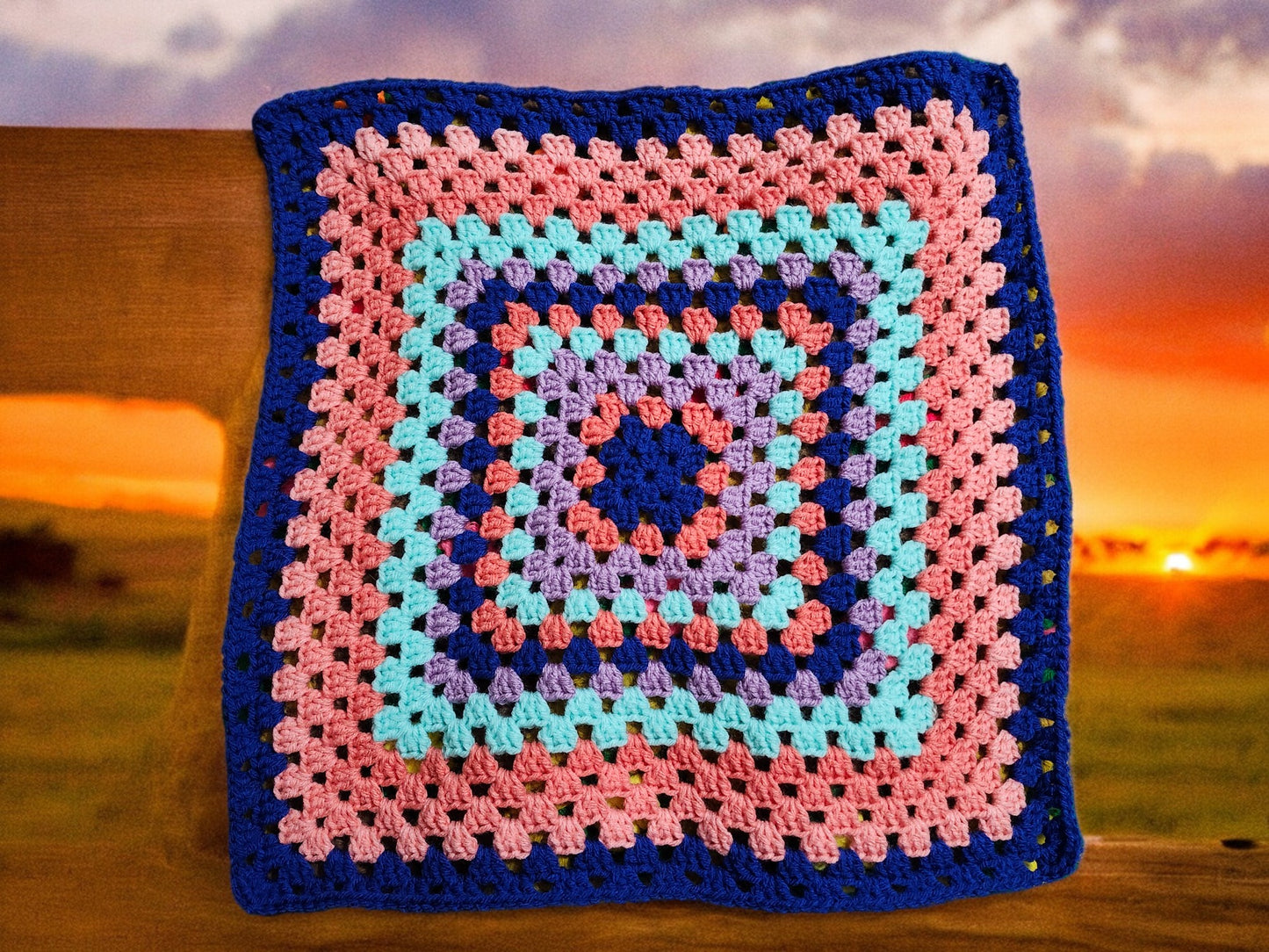 Squared Car Seat Blanket