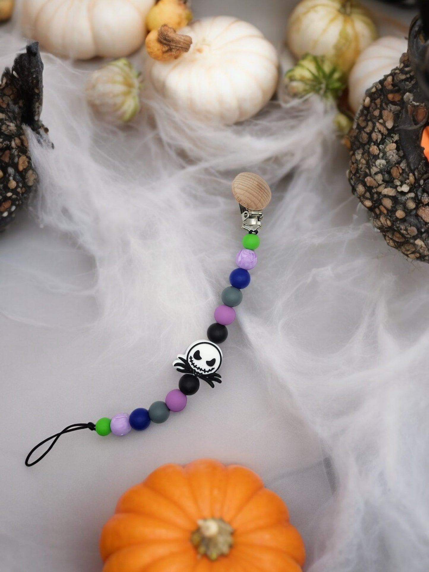 Focal Bead Pacifier Clip