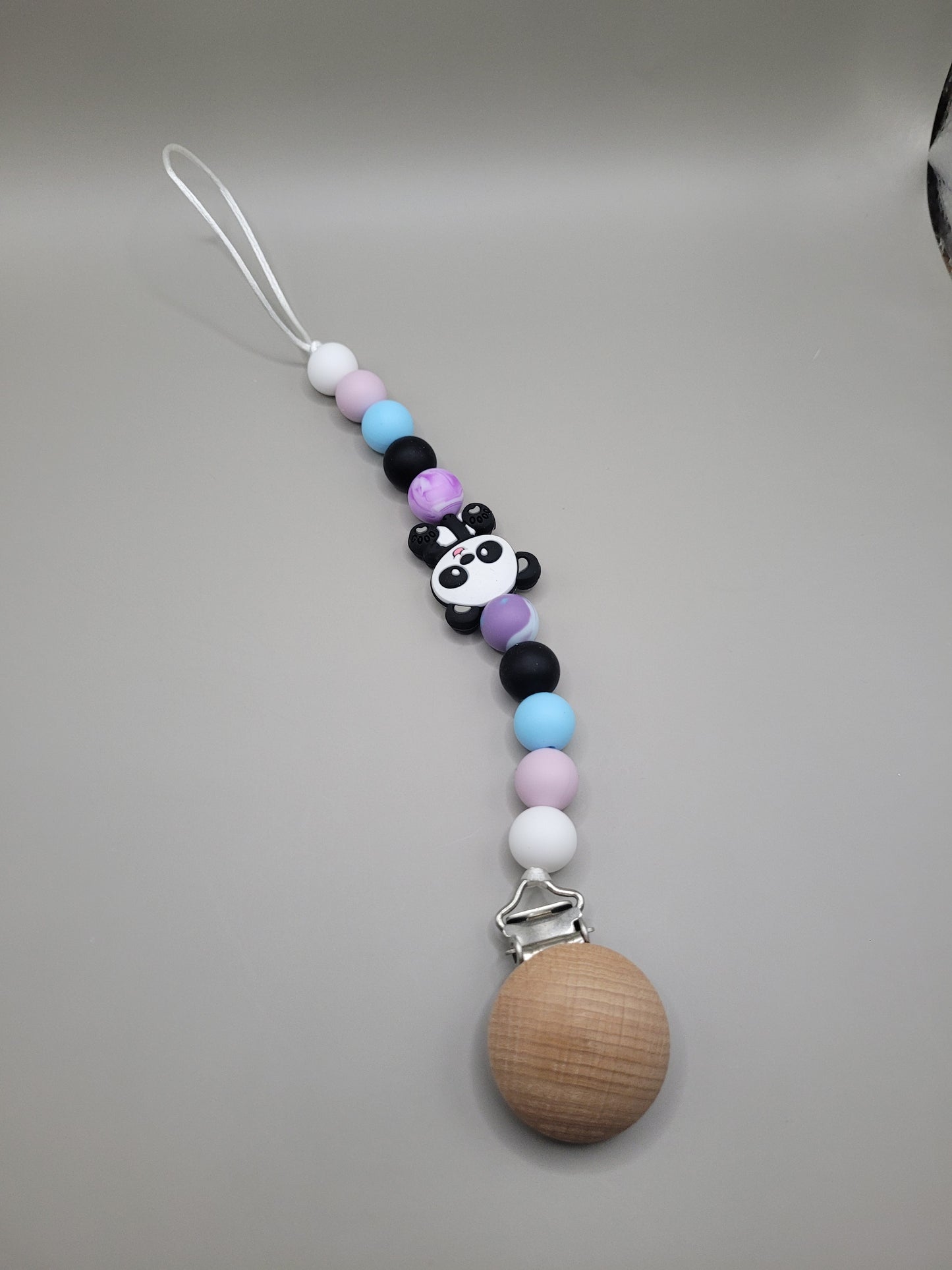 Focal Bead Pacifier Clip