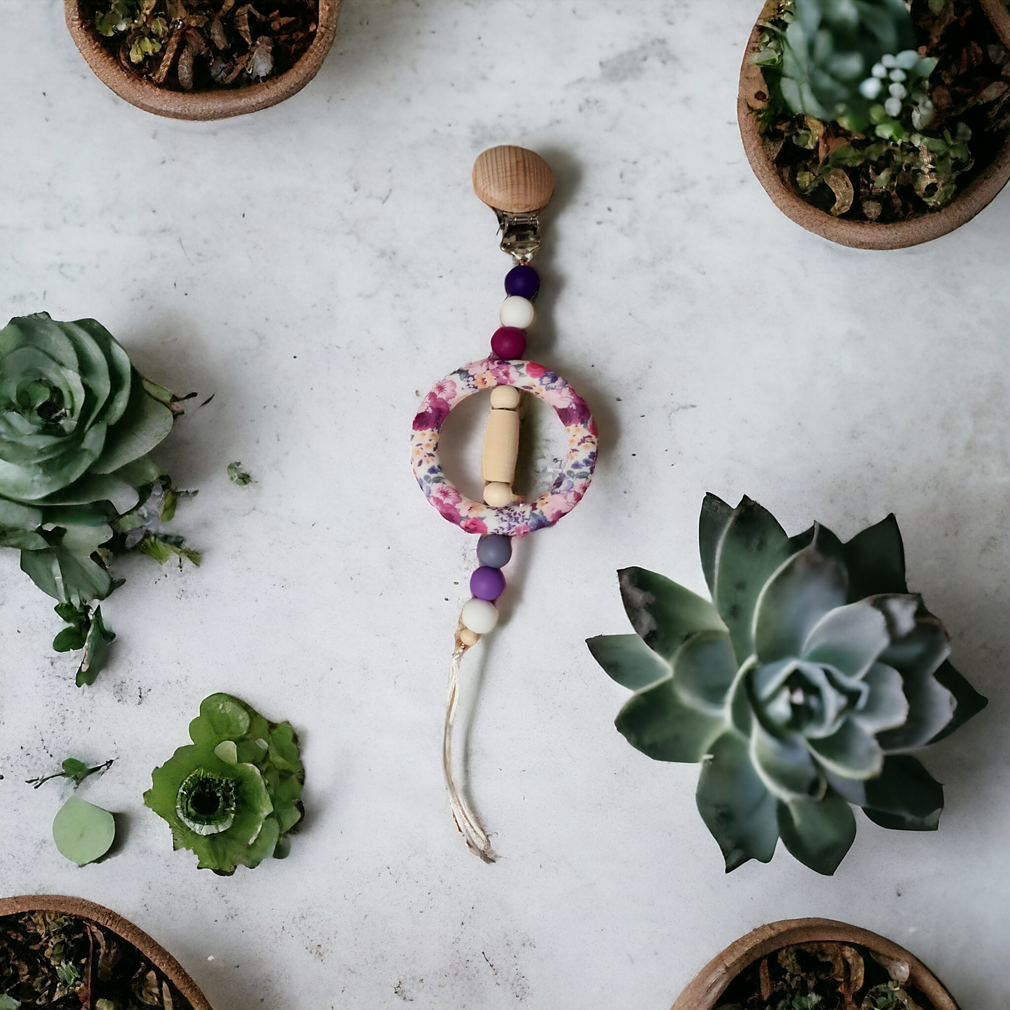 Circle Pacifier Clip