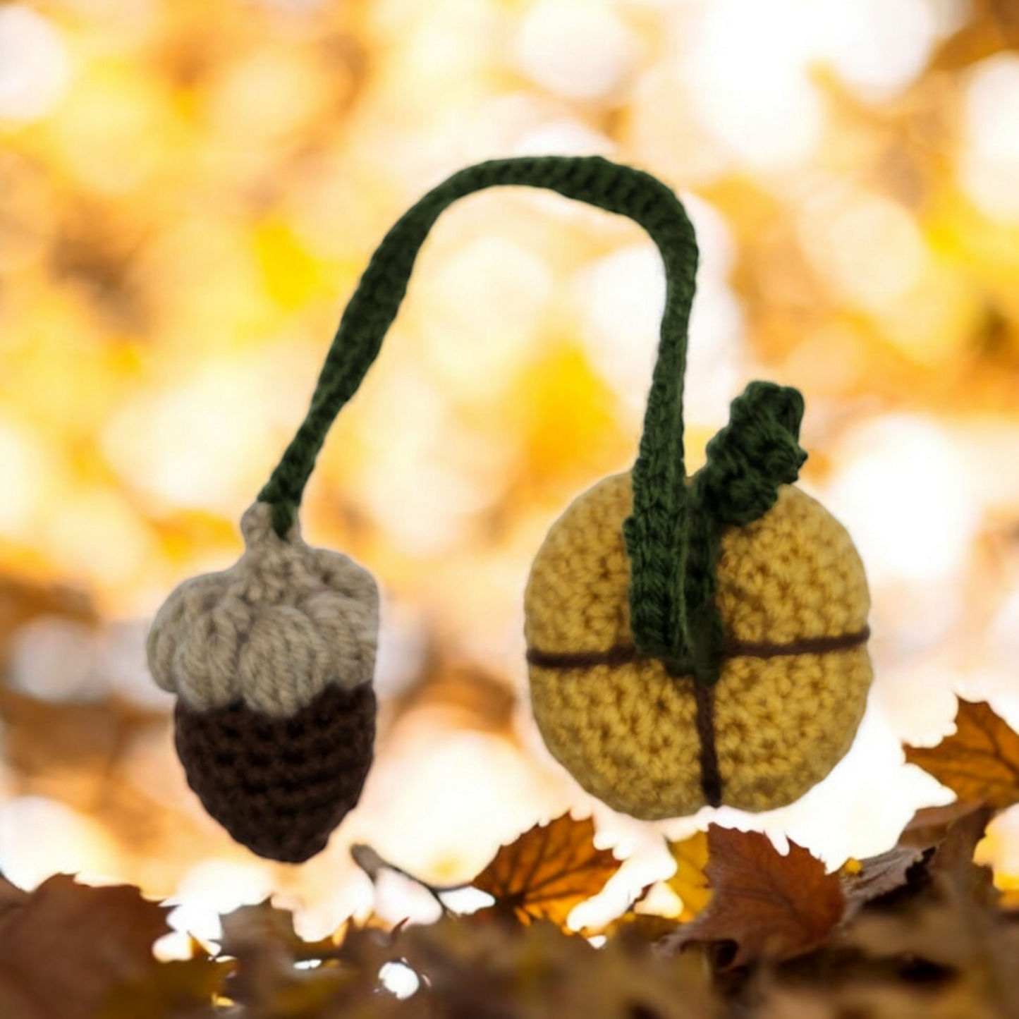 Fall Rearview Mirror Decor