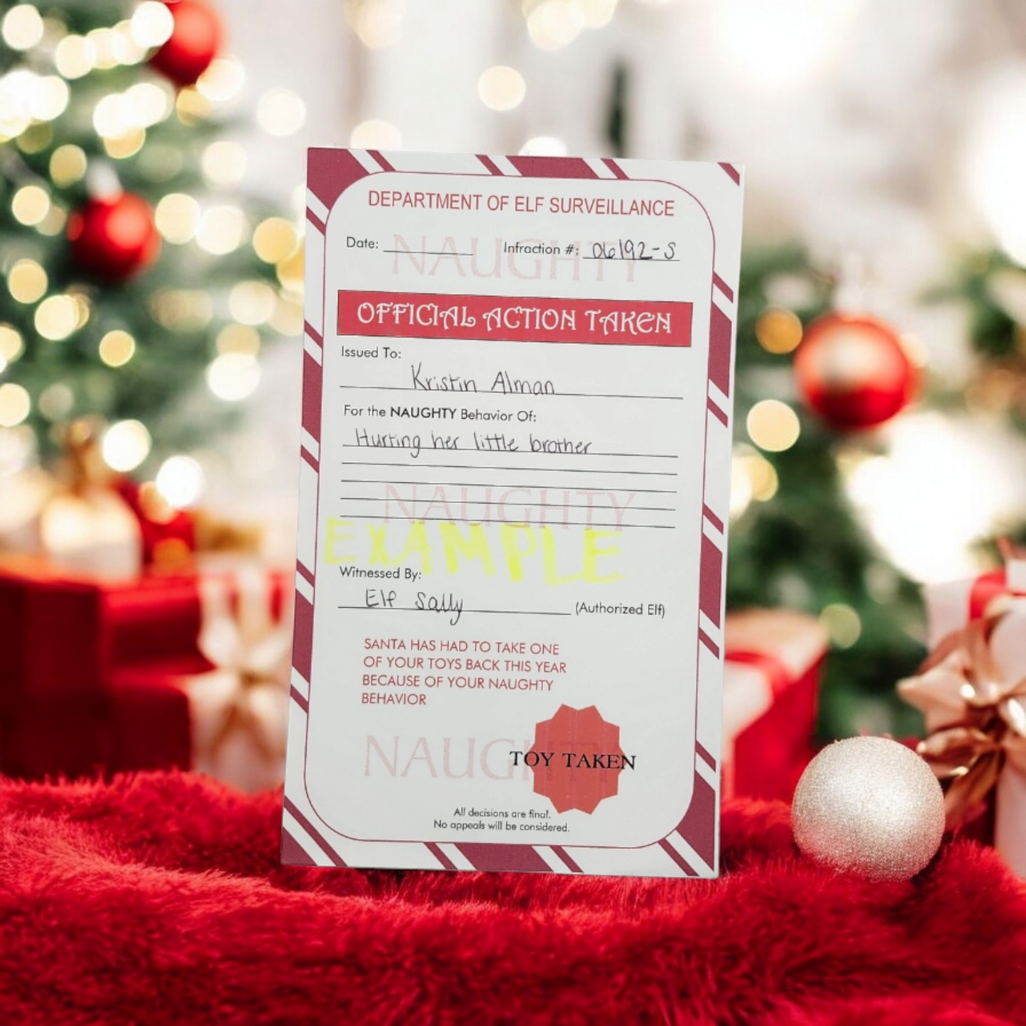 Elf Paperwork Refills