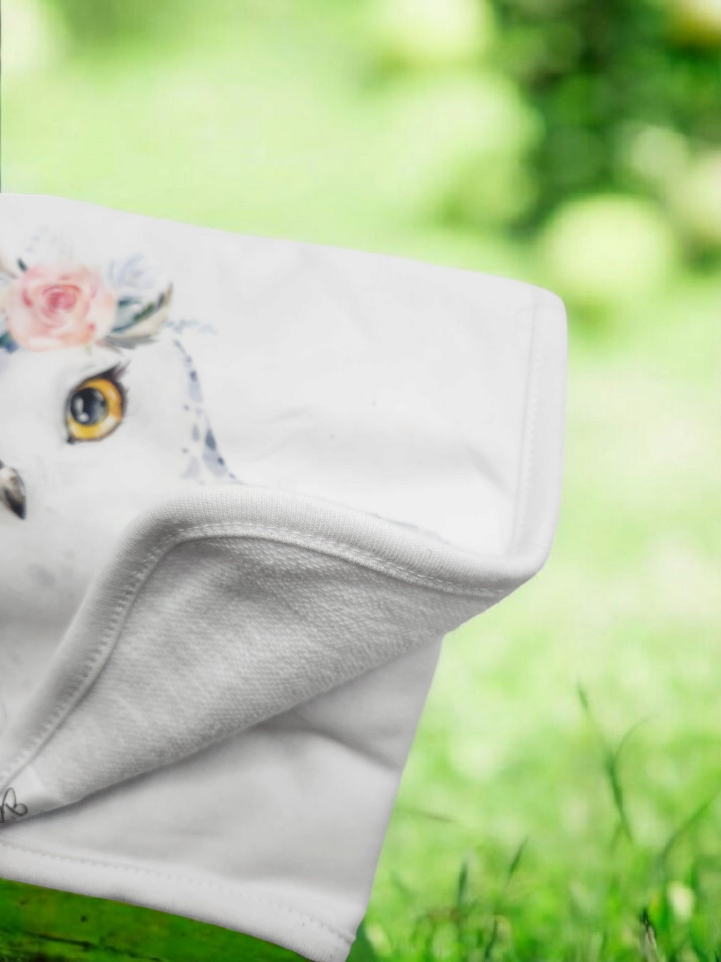 Owl Burp Cloth