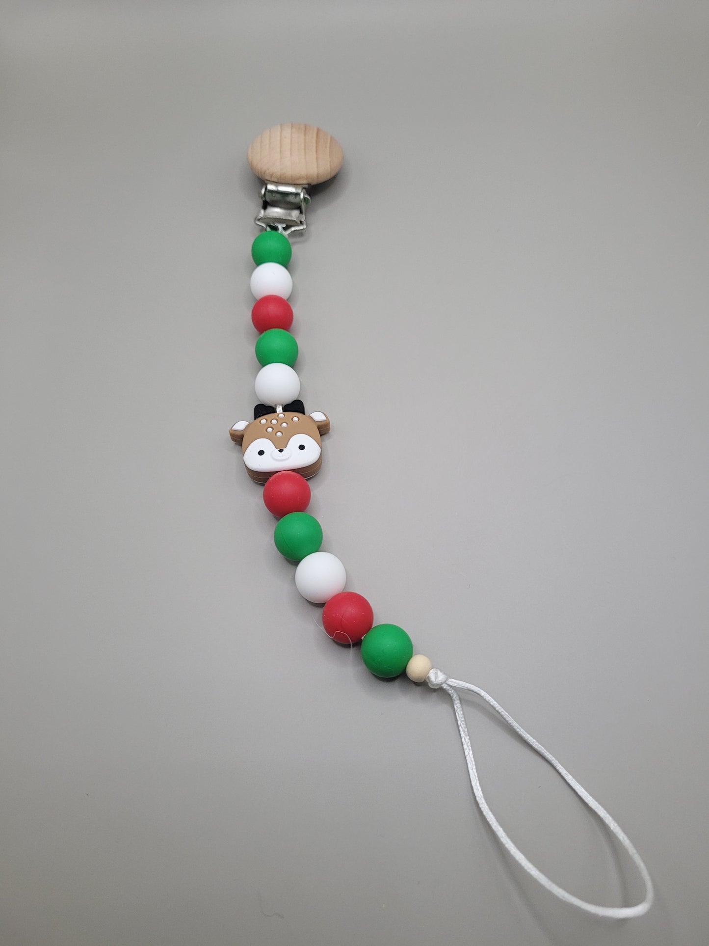 Focal Bead Pacifier Clip