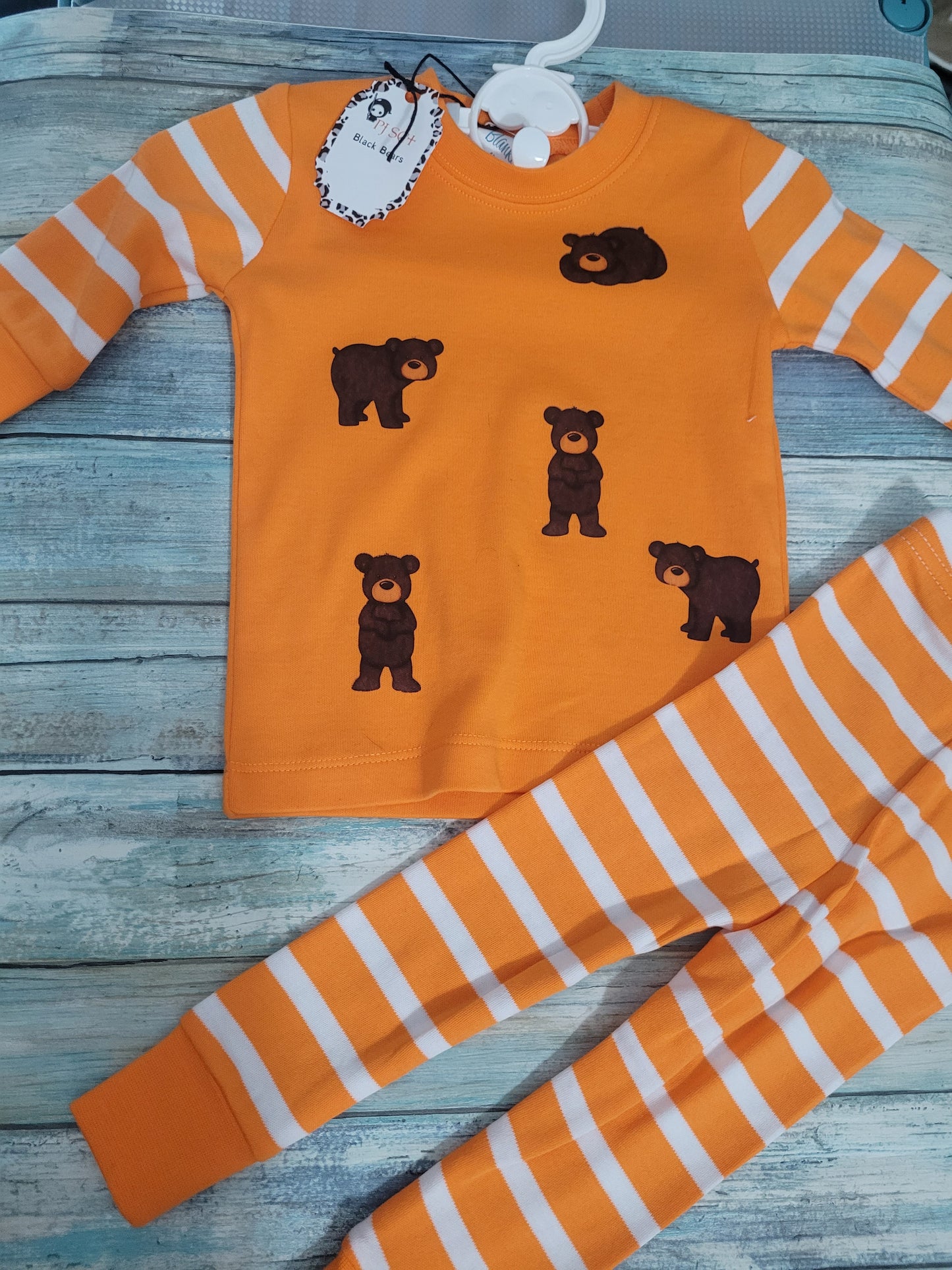 Striped PJ Set- 6 Months