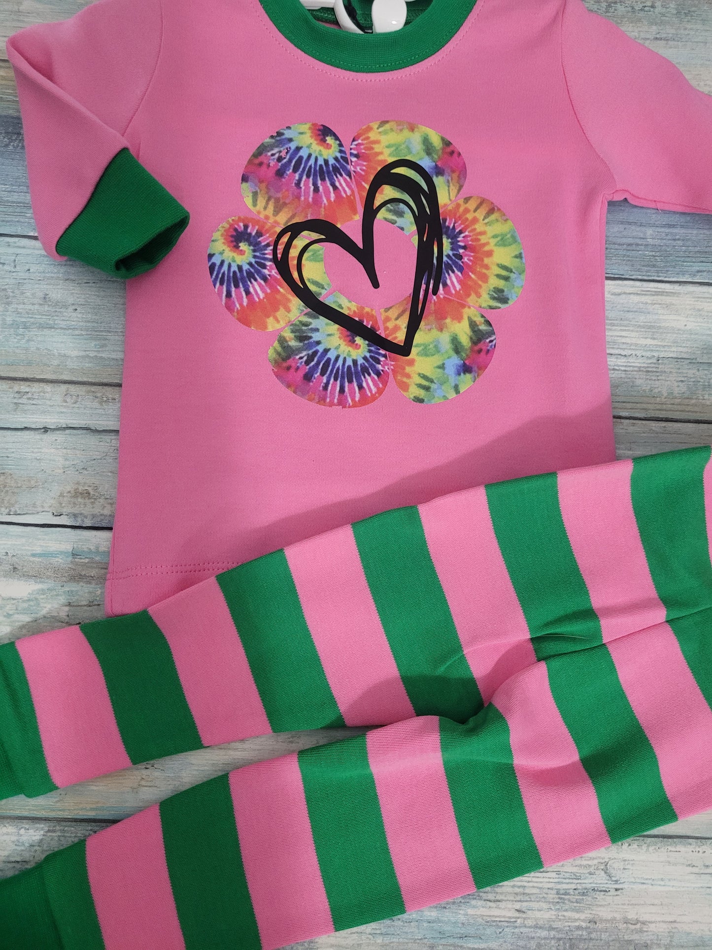 Striped PJ Set- 6 Months