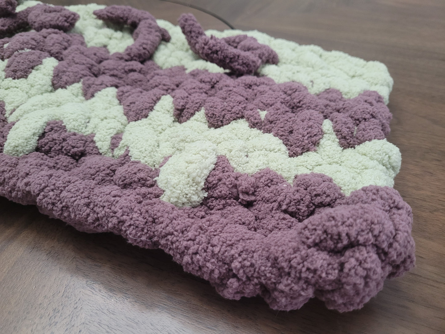 Olive and Plum Car Seat Blanket