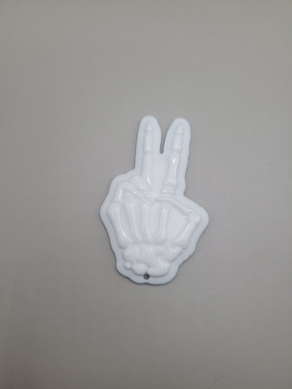 Peace Skeleton GLOW Badge Accessory