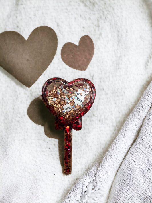 Mini Quiet Rattle- Hearts