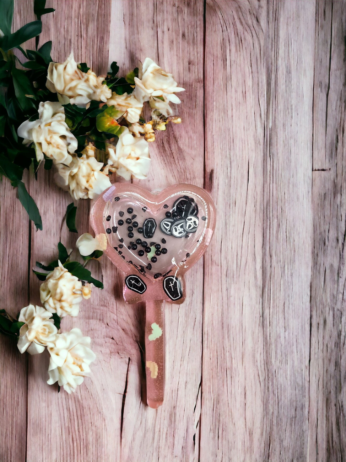 Mini Quiet Rattle- Hearts