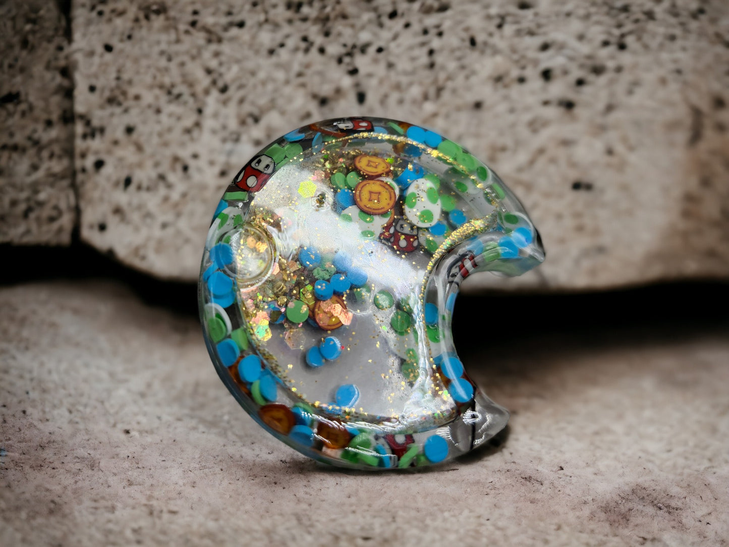 Gamer Moon Mini Quiet Rattle