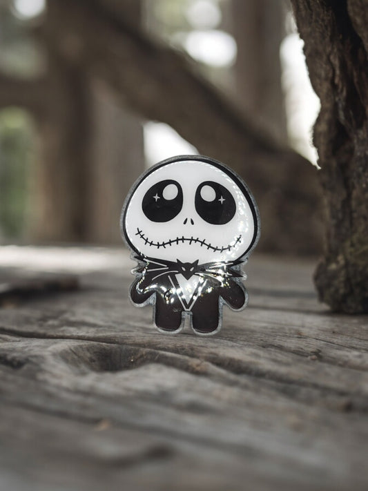 Halloween Monster Badge Face