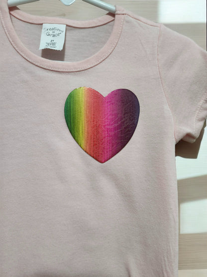 Pink Heart Tee