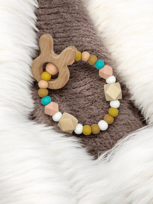 Bunny Ears Teething Ring