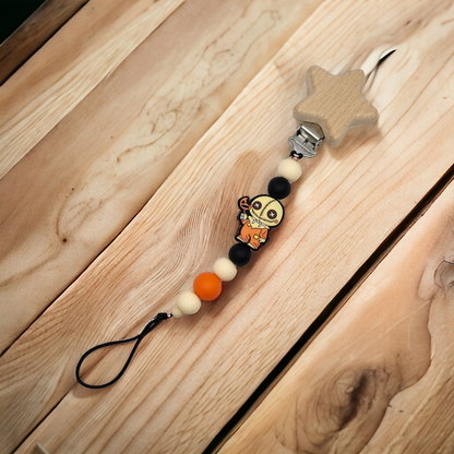 Focal Bead Pacifier Clip