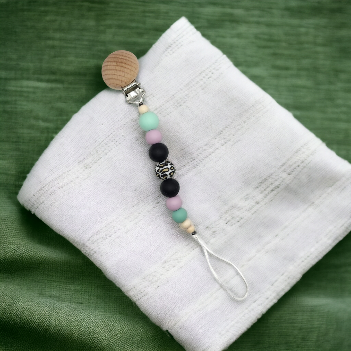 Special Bead Pacifier Clip