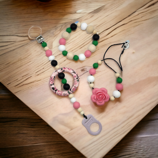 Black and Pink Set