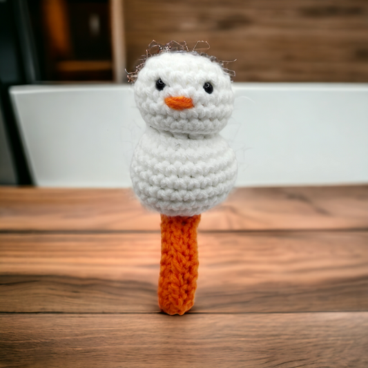 Duck Rattle Wooden Ring