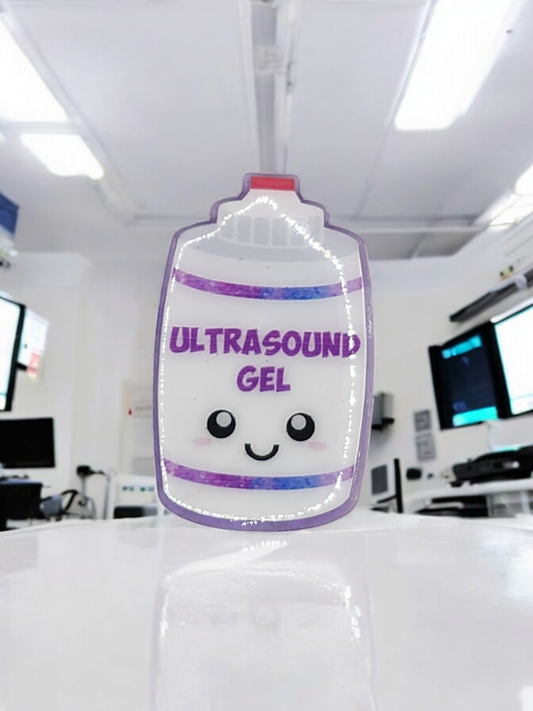 Ultrasound Gel Badge Face