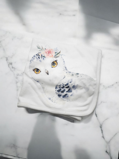 Owl Burp Cloth