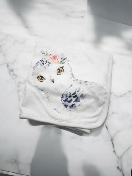 Owl Burp Cloth