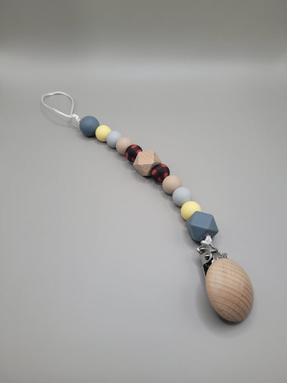 Special Bead Pacifier Clip
