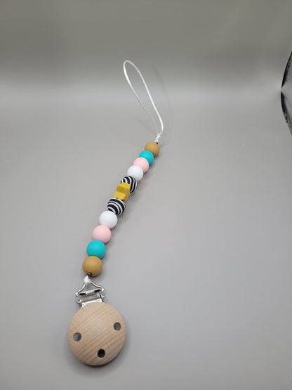 Special Bead Pacifier Clip