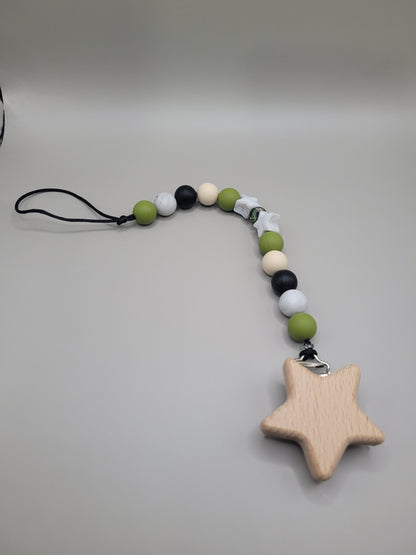 Special Bead Pacifier Clip