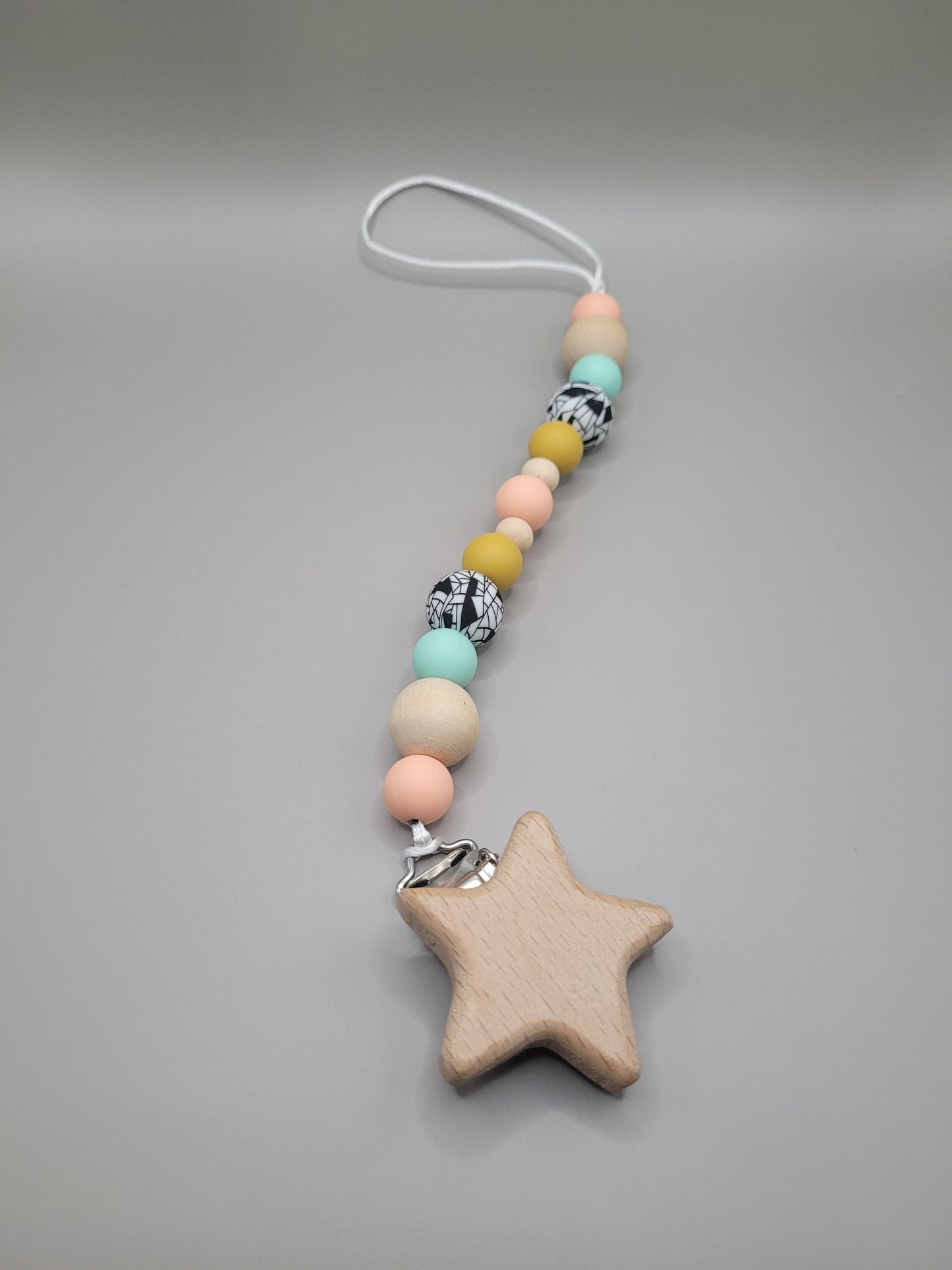 Special Bead Pacifier Clip